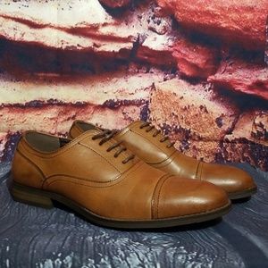 Franco Vanucci brown lace up dress shoes